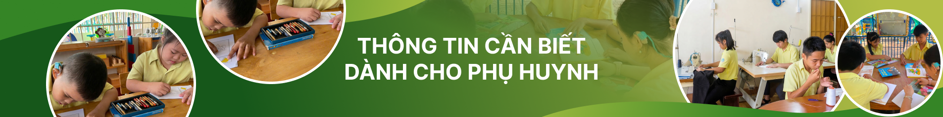 Thông tin cần biết dành cho phụ huynh